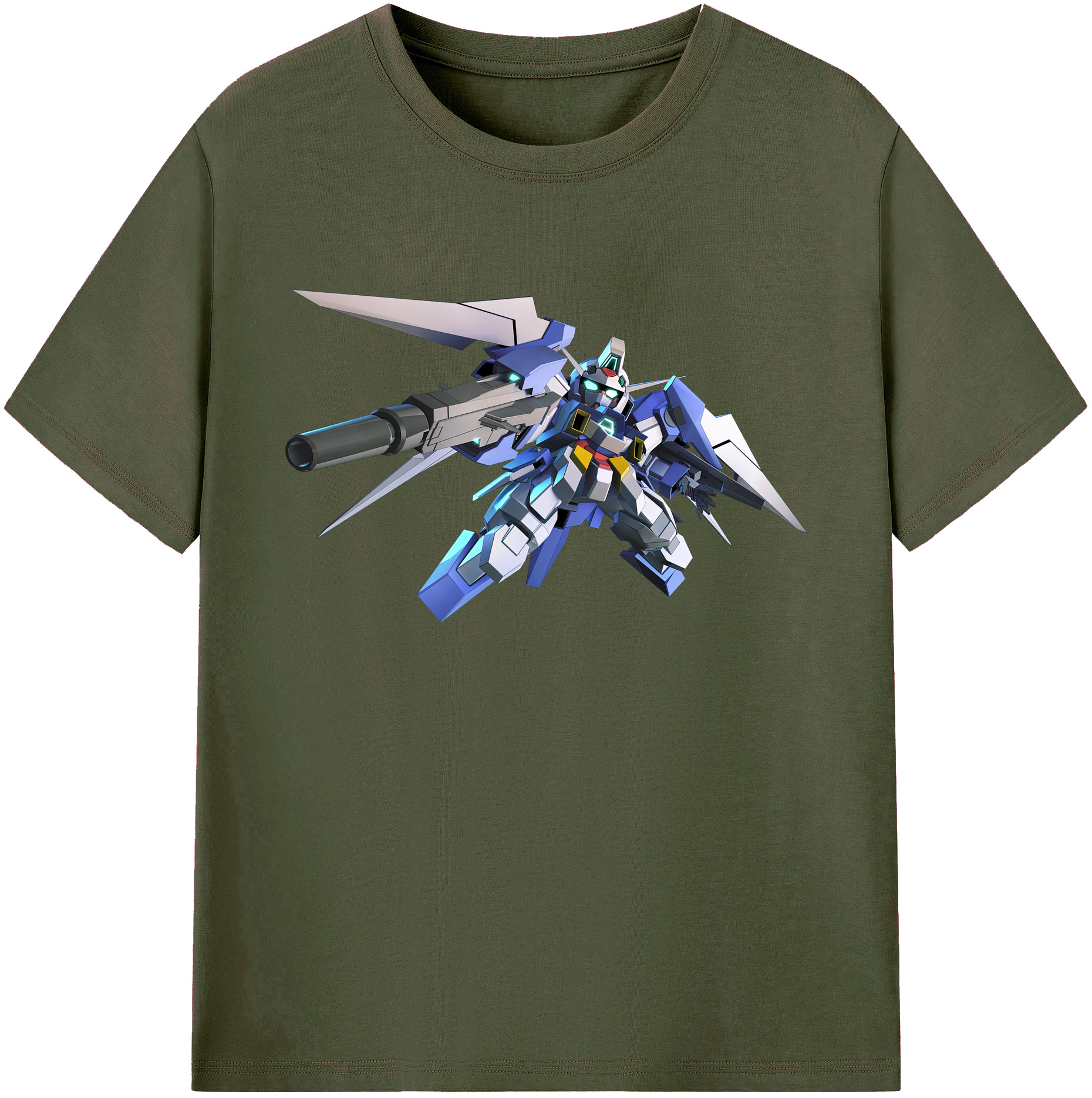 （画像用） 機動戦士ガンダム Mobile Suit Gundam 綿100％ メンズ半袖Tシャツ｜肌触りやわらか＆通気性